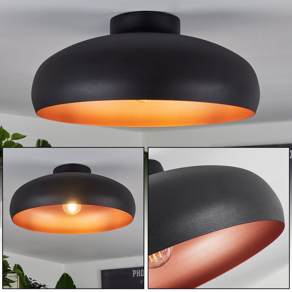Guayo Taklampa Svart, 1-ljuskällor main product photo