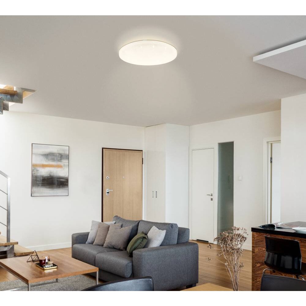 Eglo FRANIA-CW Taklampa LED Vit, 1-ljuskällor, Fjärrkontroll, Färgväxlare main product photo
