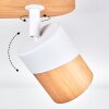 Blondo Taklampa, Takstrålkastare Naturfärger, Vit, 2-ljuskällor
