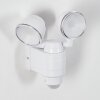 Anyarhwi vägglampa utomhus LED Vit, 2-ljuskällor, Rörelsedetektor