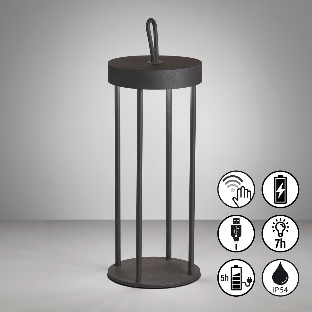 FHL easy Kante Bordslampa, Läslampa LED Svart, 1-ljuskällor main product photo