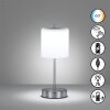 FHL easy Riva Bordslampa, Läslampa LED Nickel matt, 1-ljuskällor