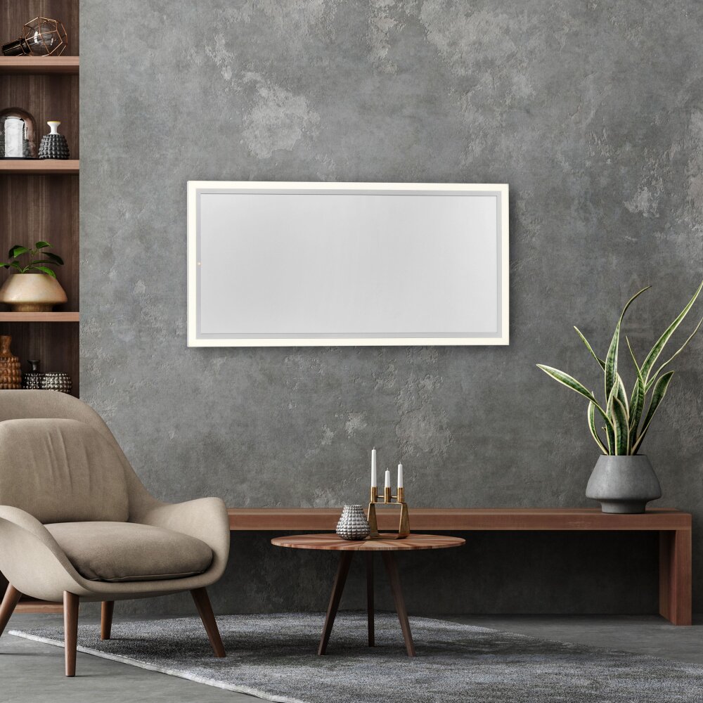 Leuchten Direkt mit Panel, Vägglampa LED Vit, 1-ljuskällor, Fjärrkontroll main product photo