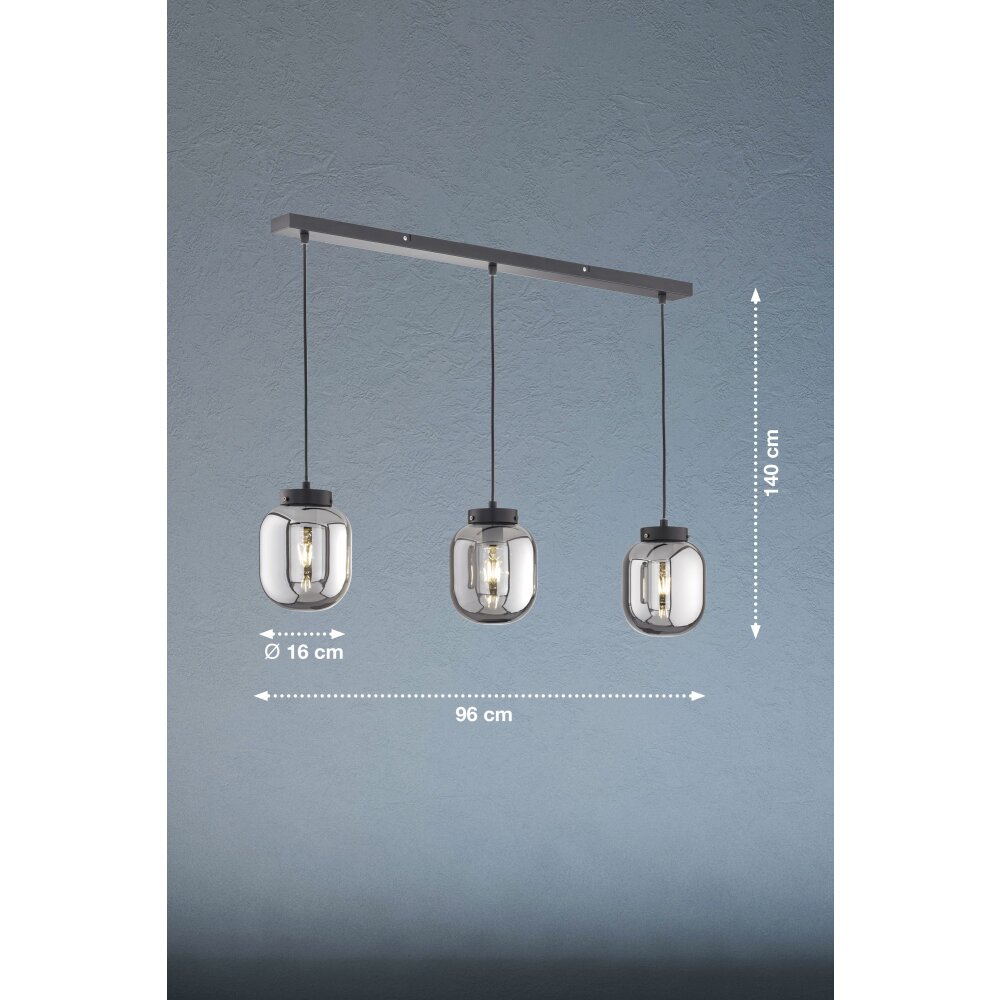 Honsel Lampor Bala Pendelbelysning LED Svart, 12-ljuskällor main product photo