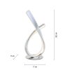 Paul Neuhaus Lampor LINDA Bordslampa LED Krom, 1-ljuskällor