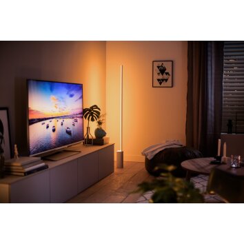 Philips Lampor Signe Golvlampa LED Vit, 1-ljuskällor, Färgväxlare