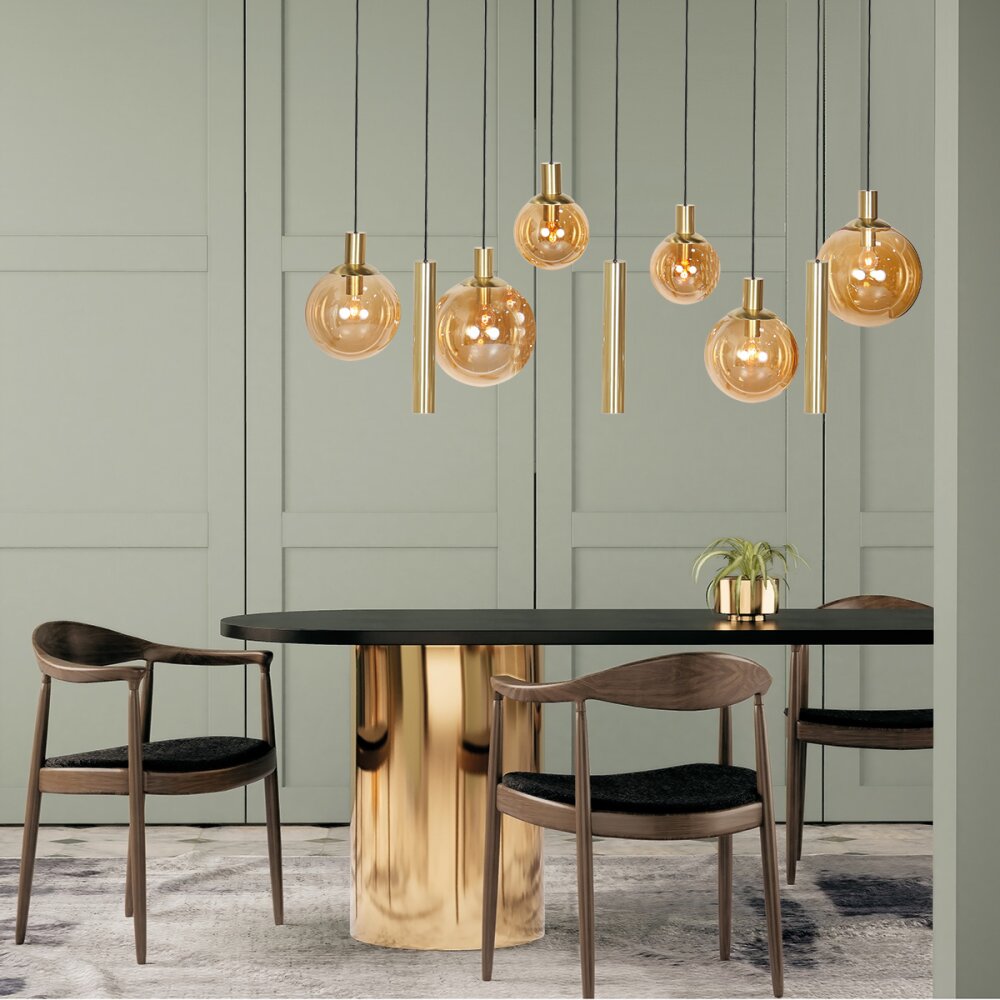 Steinhauer Bollique Pendelbelysning LED, 9-ljuskällor main product photo