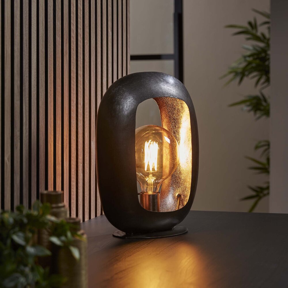 Arch Bordslampa Nickel matt, Svart, 1-ljuskällor main product photo
