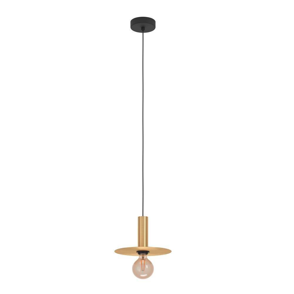 Eglo Lampor ESCANDELL Pendellampa Mässing, Svart, 1-ljuskällor main product photo