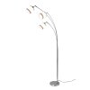 Reality DAVOS Golvlampa, Läslampa Krom, 3-ljuskällor
