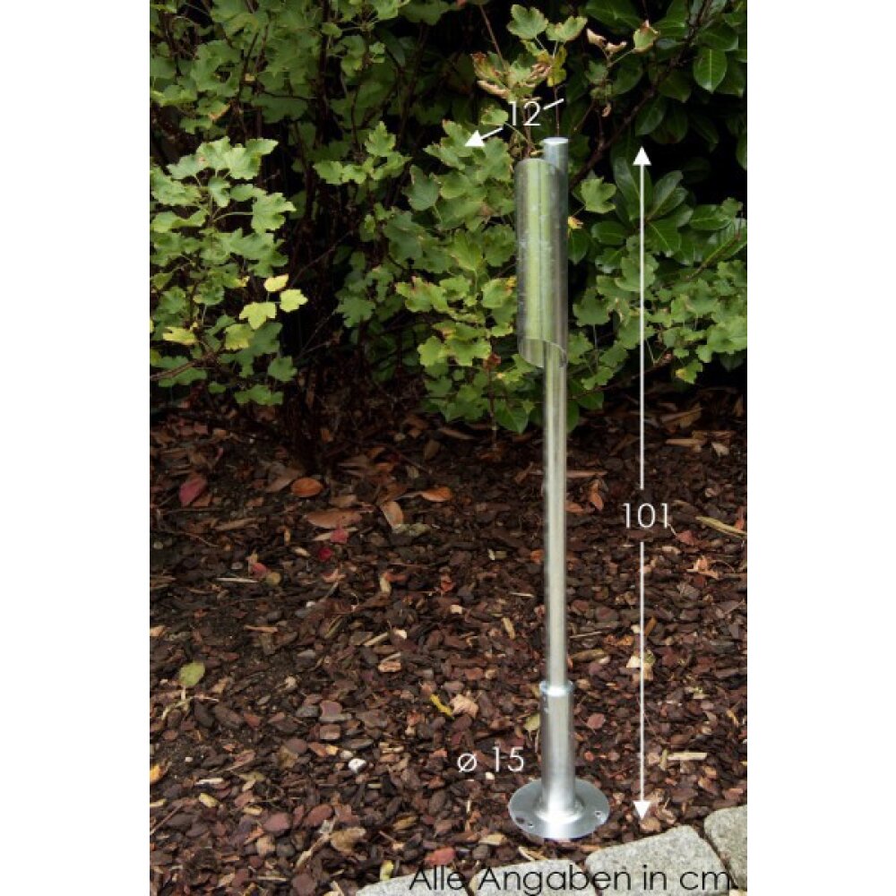 Nordlux PIN Golvlampa Galvaniserad, 2-ljuskällor main product photo