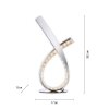 Paul Neuhaus BRILLA Bordslampa LED Silver, 1-ljuskällor