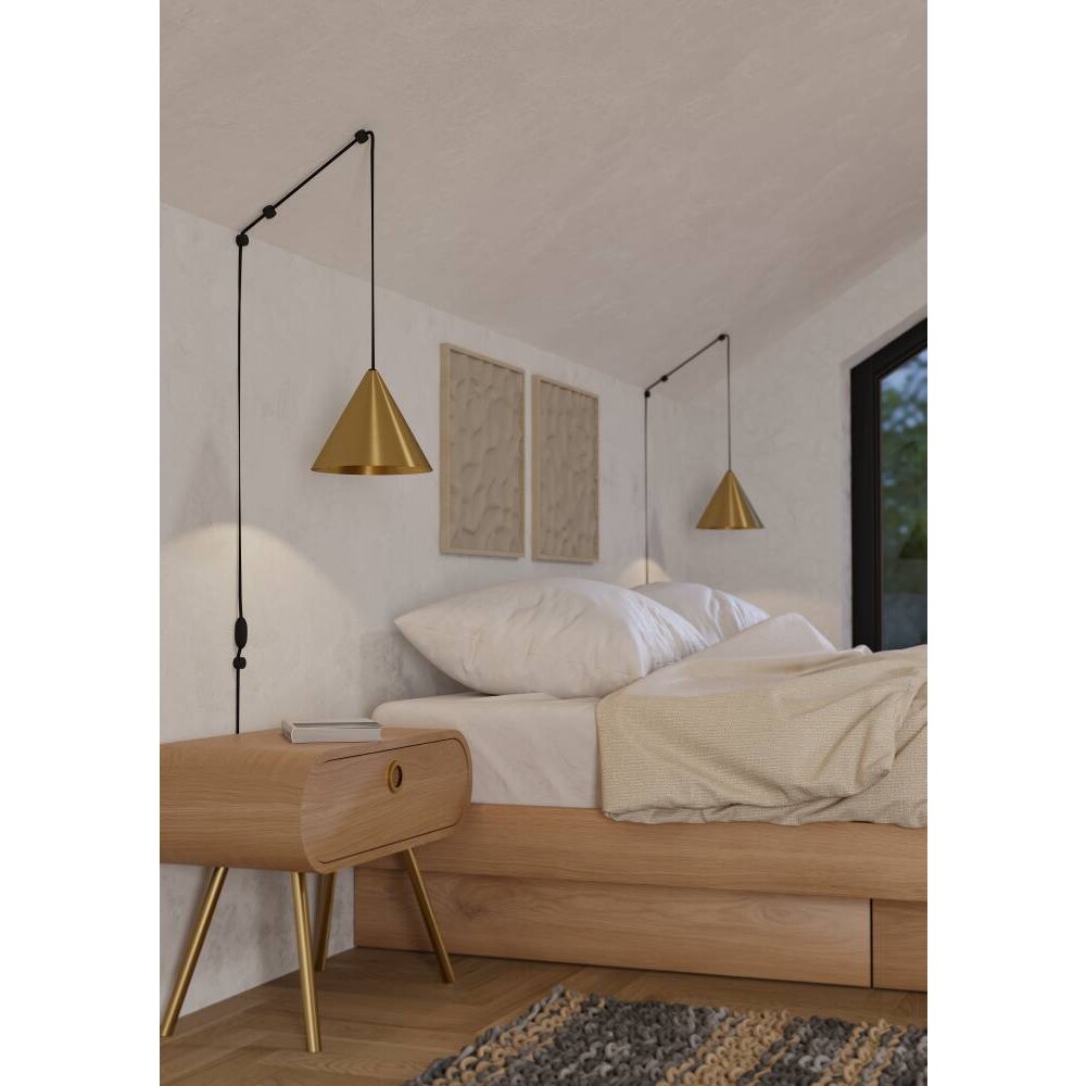 Eglo NARICES Pendellampa Svart, 1-ljuskällor main product photo