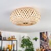 Bauro Taklampa 40 cm Mässing, Naturfärger, 3-ljuskällor