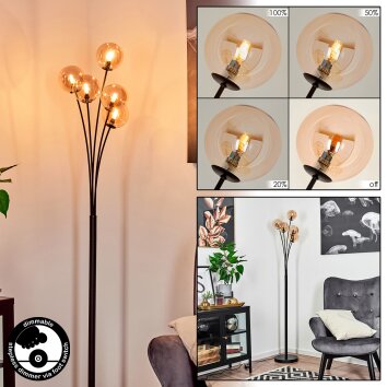 Bernado Golvlampa Svart, 5-ljuskällor