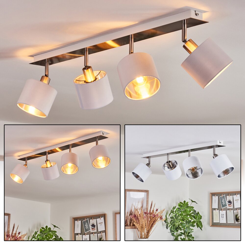 Tibro Taklampa, Takstrålkastare Silver, Vit, 4-ljuskällor main product photo