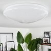 Melres Taklampa LED Vit, 1-ljuskällor, Fjärrkontroll