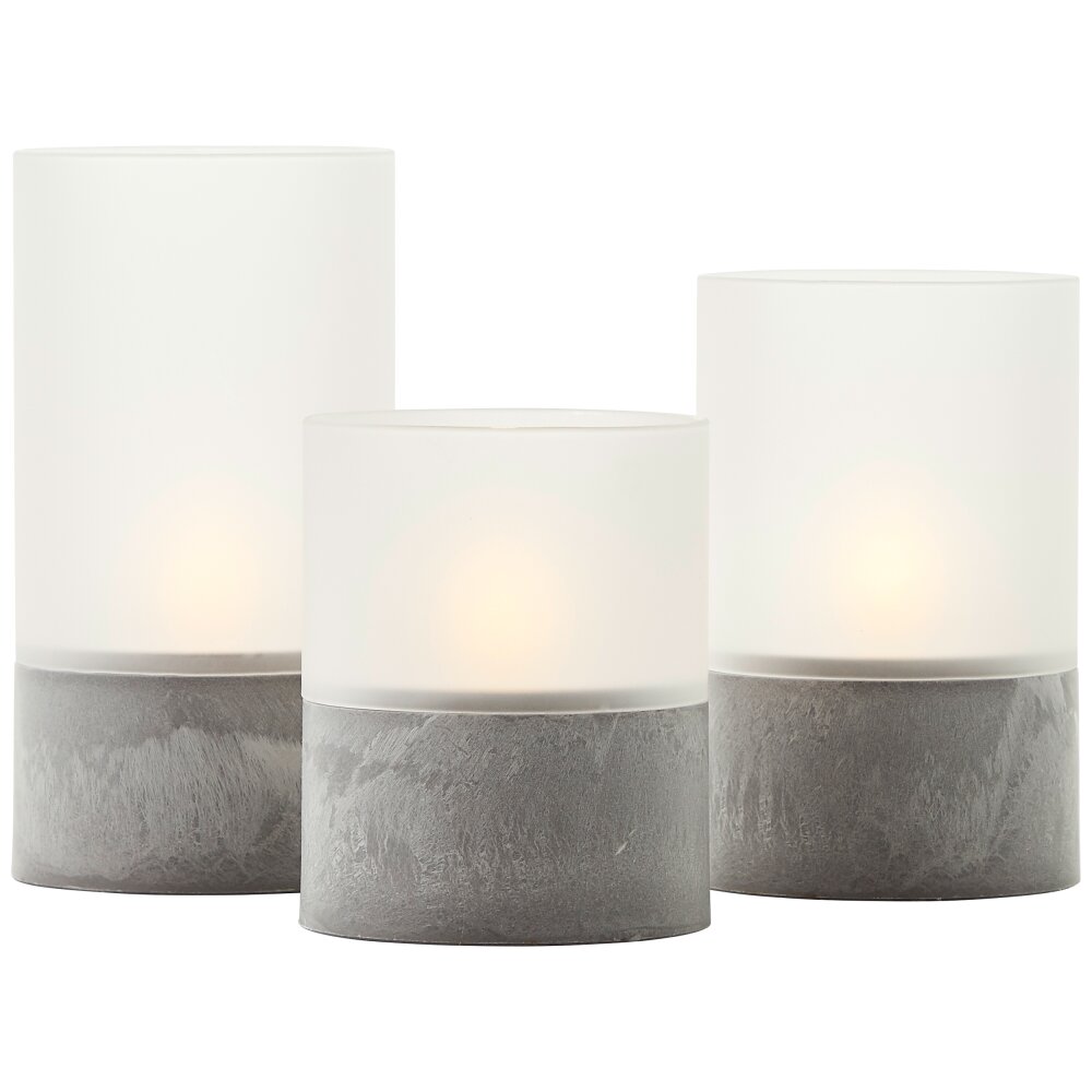 Brilliant Bougie Bordslampa utomhus LED Grått, 1-ljuskällor main product photo
