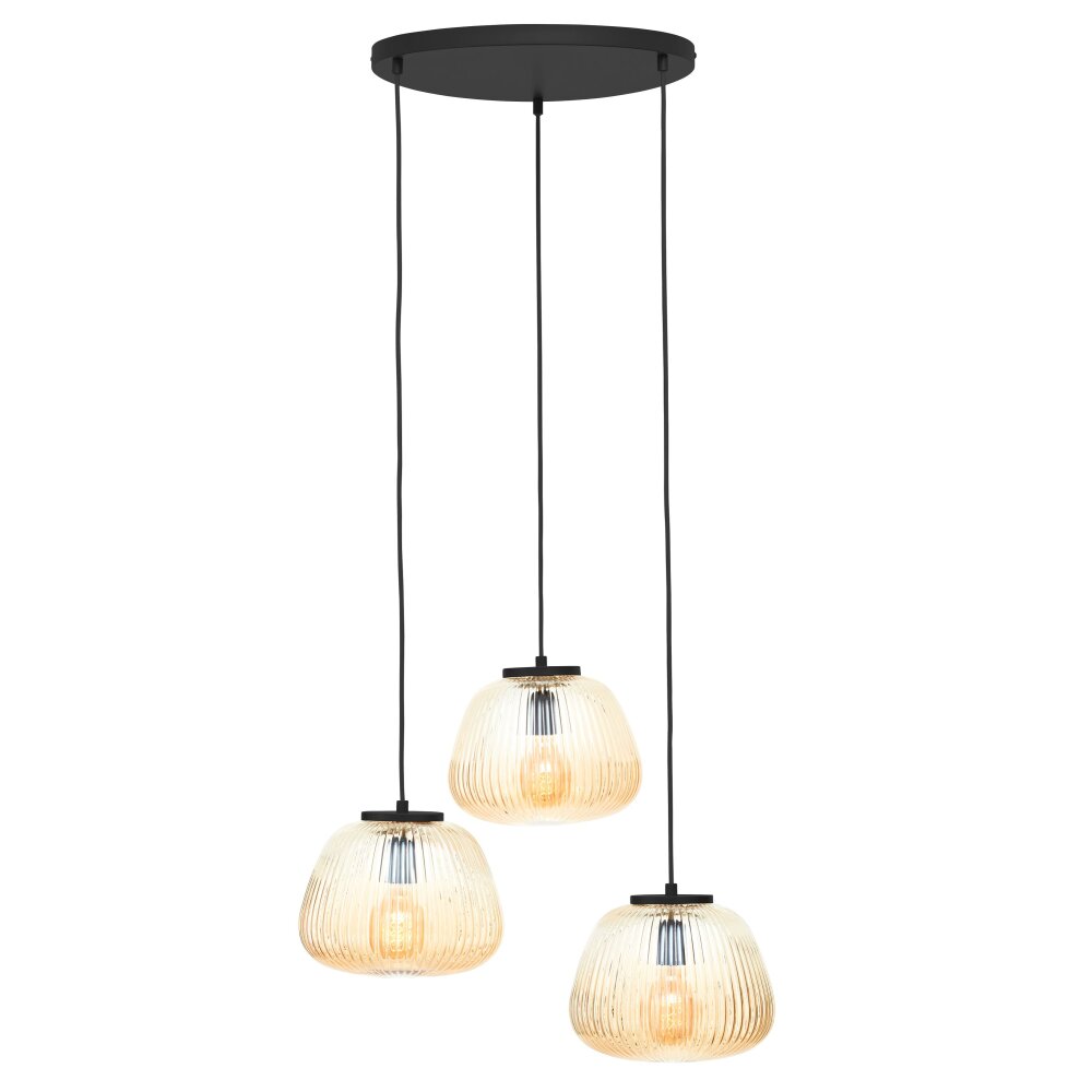 Brilliant Lampor Kaizen Pendelbelysning Svart, 3-ljuskällor main product photo