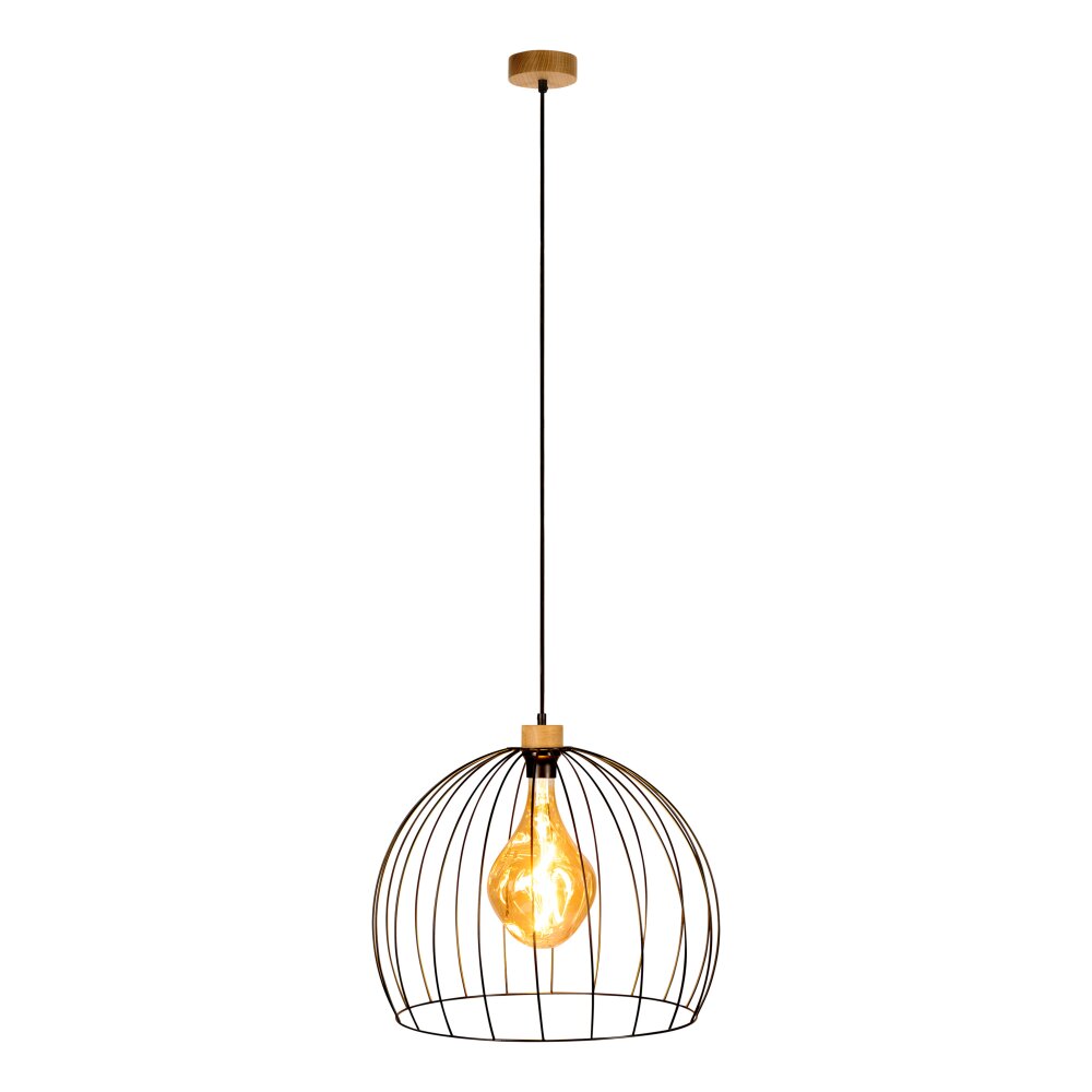 Lecueder Pendelbelysning Trä ljus, 1-ljuskällor main product photo