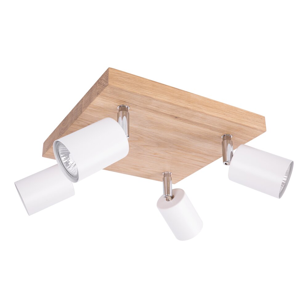 Nazca Taklampa Trä ljus, 4-ljuskällor main product photo