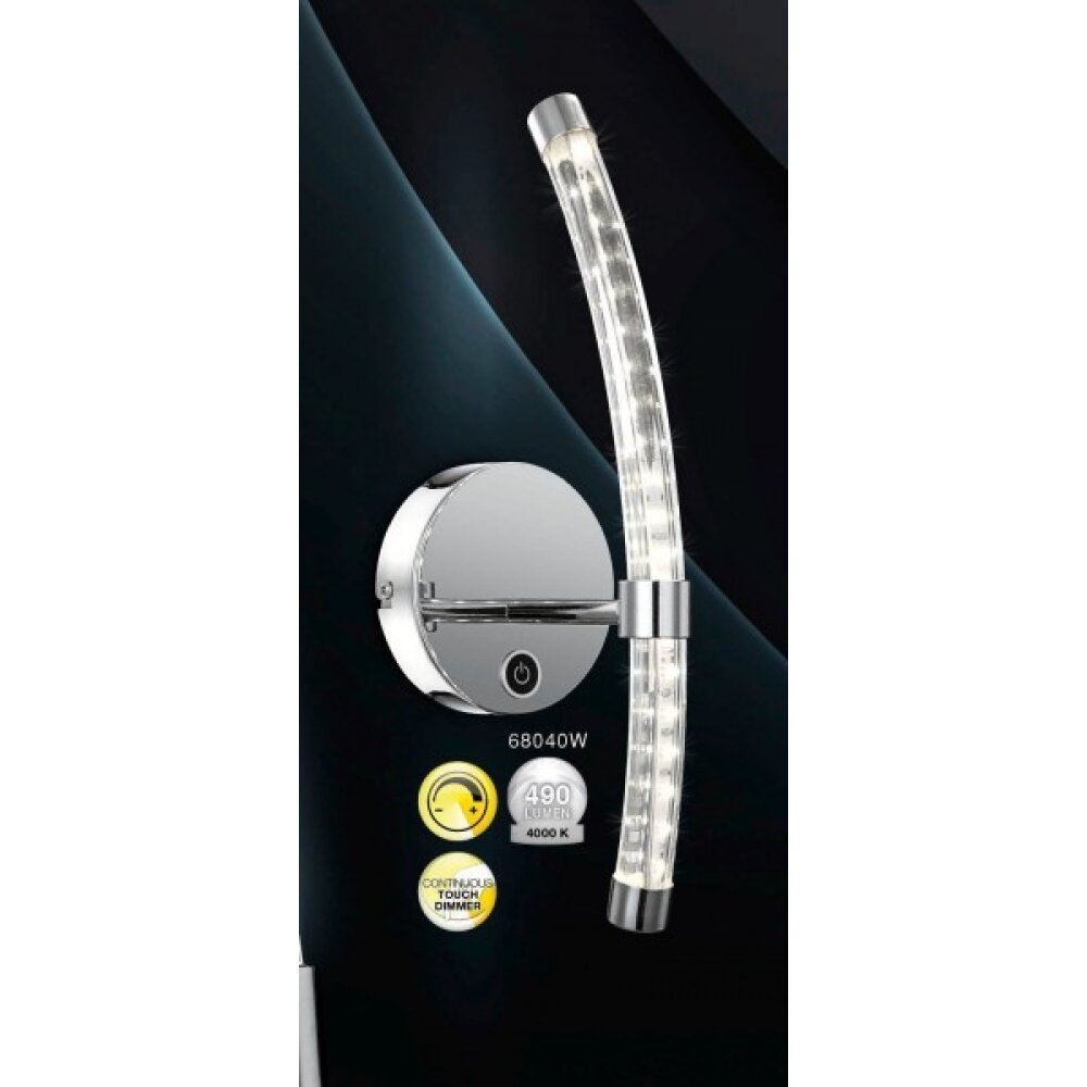 Globo HYPERION Vägglampa Krom, 1-ljuskällor main product photo