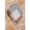 Lutec Lampor GEOMETRY Vägglampa Silver, Vit, 1-ljuskällor