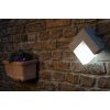 Lutec Lampor GEOMETRY vägglampa utomhus, Vägglampa Silver, 1-ljuskällor