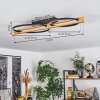 Carcano Taklampa LED Brun, Svart, 2-ljuskällor