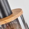 Classon Pendellampa träoptik, Svart, 4-ljuskällor