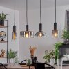 Classon Pendellampa träoptik, Svart, 4-ljuskällor