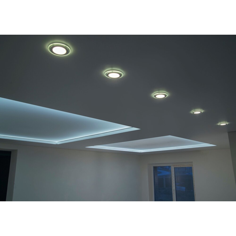 Trio ARGUS Infälld lampa LED Krom, 6-ljuskällor, Fjärrkontroll, Färgväxlare main product photo