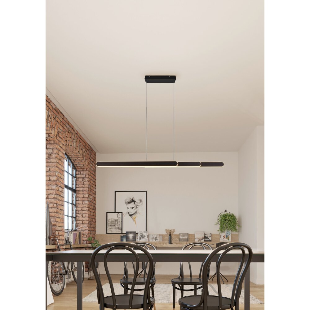 Trio Helios Pendelbelysning LED Svart, 1-ljuskällor main product photo