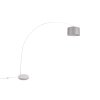 Trio Lampor MANSUR Golvlampa Vit, 1-ljuskällor