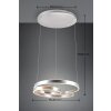 Trio Lampor Marnie Pendelbelysning LED Borstad aluminium, 1-ljuskällor