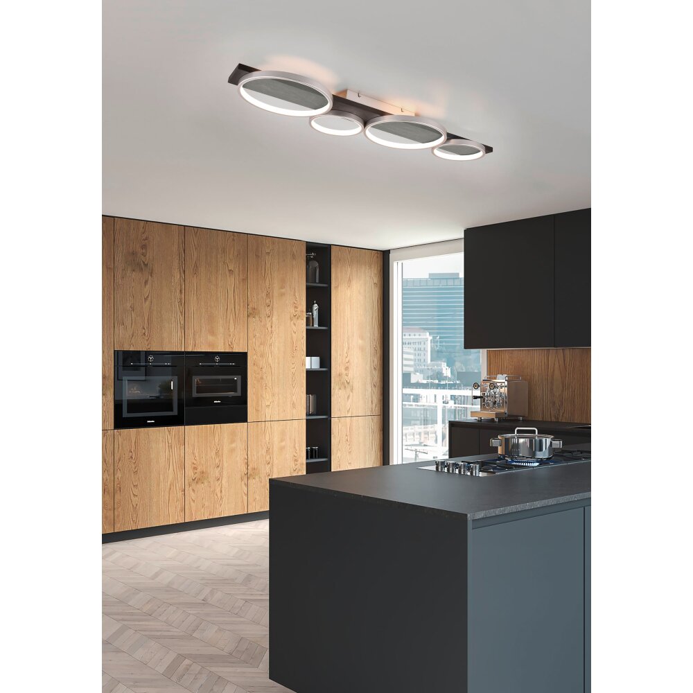 Trio Lampor Medera Taklampa LED Svart, Vit, 1-ljuskällor main product photo