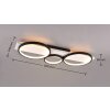 Trio Lampor Medera Taklampa LED Svart, Vit, 1-ljuskällor