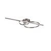 Trio Lampor MONTILLA Taklampa LED Nickel matt, 1-ljuskällor, Fjärrkontroll