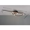 Trio Lampor MONTILLA Taklampa LED Svart, 1-ljuskällor, Fjärrkontroll