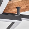 Cascada Taklampa Brun, träoptik, Svart, 1-ljuskällor