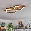 Cascada Taklampa Brun, träoptik, Svart, 1-ljuskällor