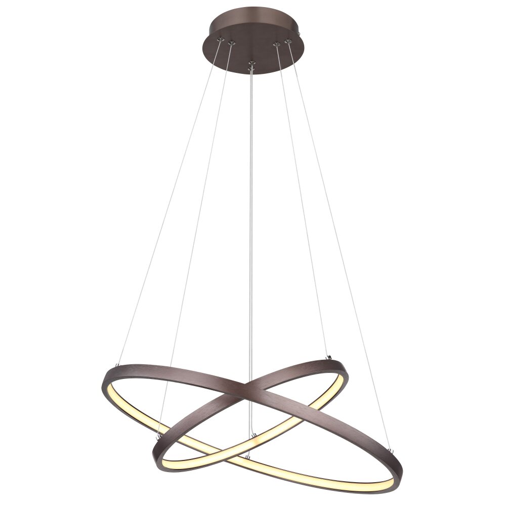 Globo RALPH Pendellampa LED Mokka, 1-ljuskällor main product photo
