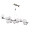 Globo RIHA Pendellampa LED Nickel matt, 13-ljuskällor