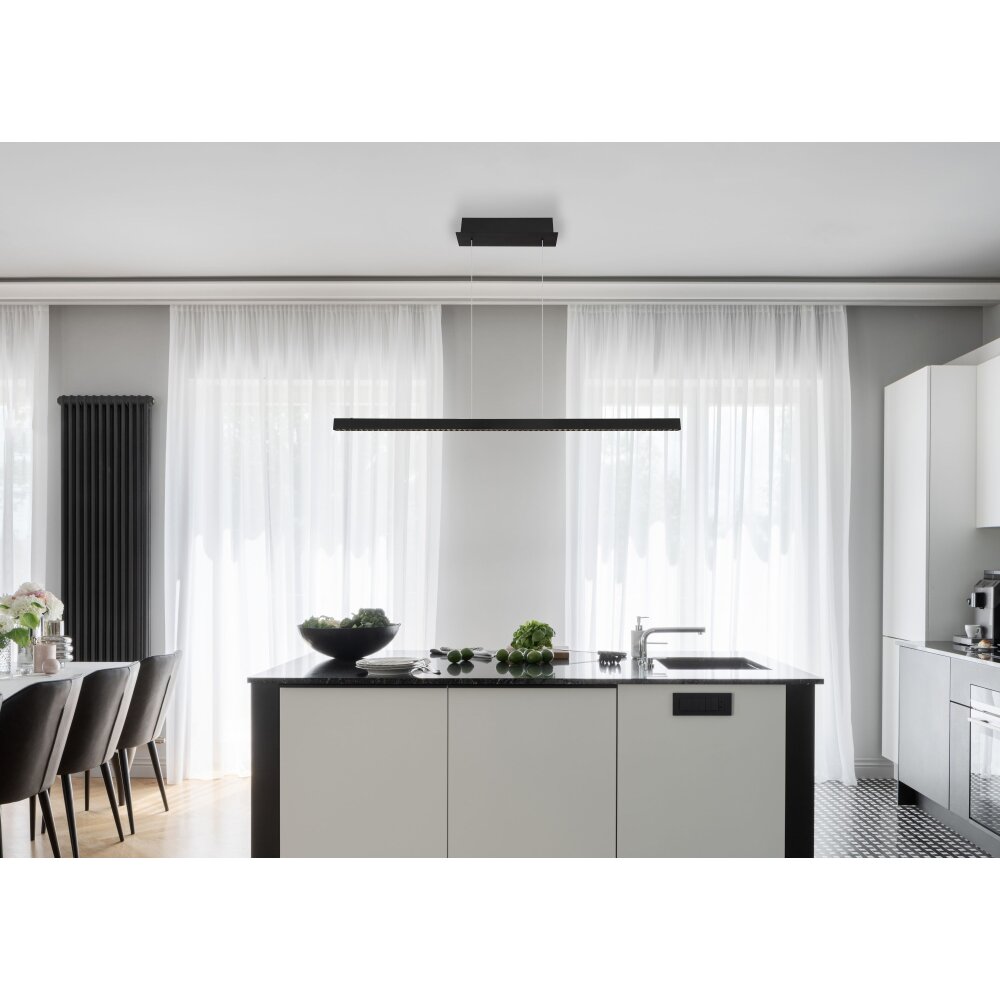 Globo DENTSY Pendellampa LED Svart, 1-ljuskällor main product photo