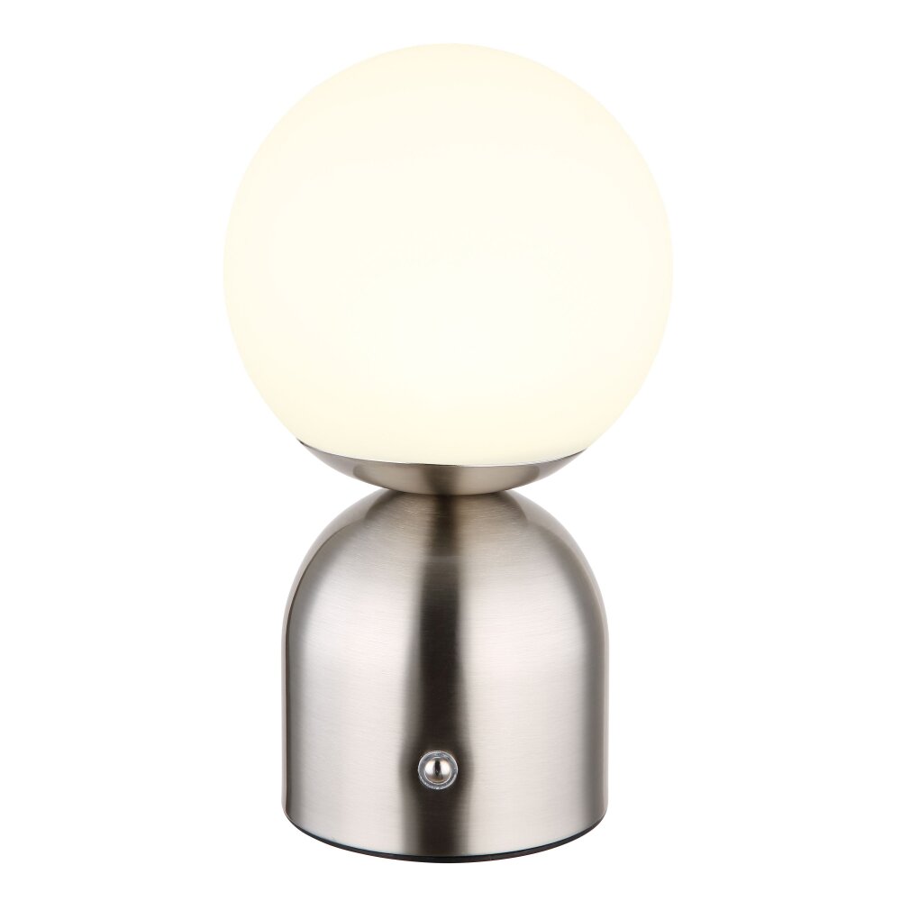 Globo JULSY Bordslampa LED Nickel matt, 1-ljuskällor main product photo