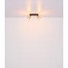 Globo HOLLSY Vägglampa, Väggspotlight Svart, 1-ljuskällor