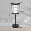 Globo LUNKI Bordslampa LED Svart, 1-ljuskällor
