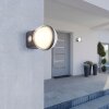 Globo ILLI vägglampa utomhus LED Antracit, 1-ljuskällor
