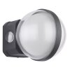 Globo ILLI vägglampa utomhus LED Antracit, 1-ljuskällor