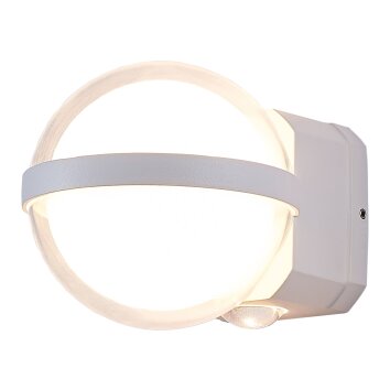 Globo ILLI vägglampa utomhus LED Vit, 1-ljuskällor